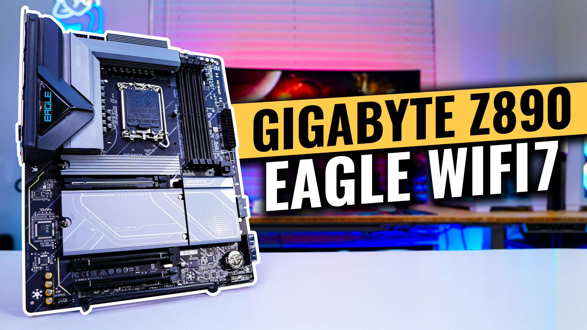 Watch GIGABYTE Z890 Eagle WIFI7 Motherboard Review on Amazon Live
